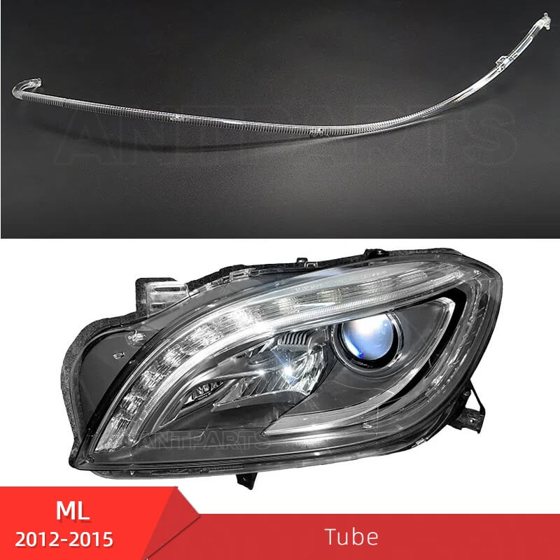 Mercedes Benz ML300 ML350 ML400 ML166 front headlight DRL tube daytime running light guide piple