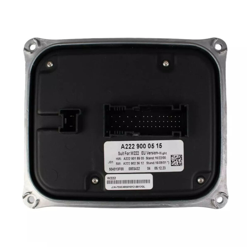 Mercedes-Benz S Class W222 headllight control module ballst A2229000515 right side headlight