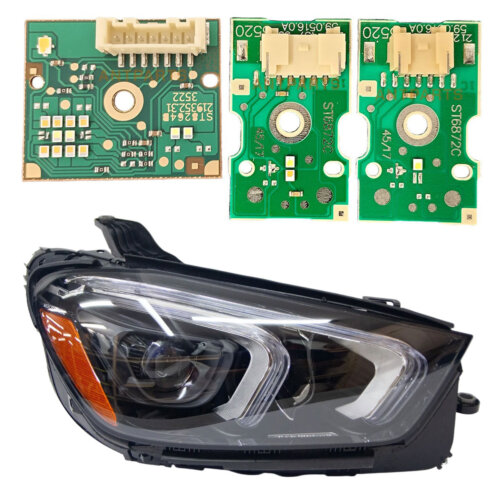 Mercedes-Benz US GLE W167 GLE300 GLE350 GLE400 GLE450 headlight led turn signal daytime running light DRL module