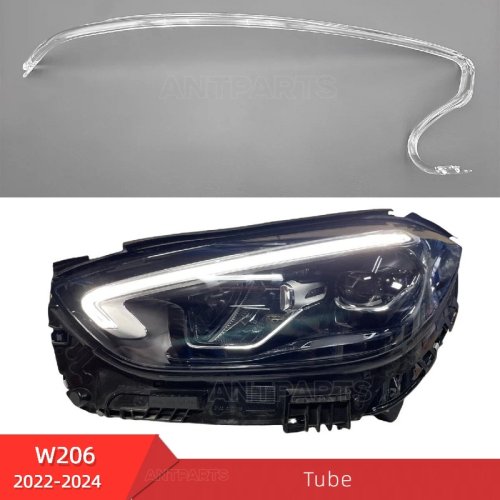 Mercedes Benz W206 headlight DRL tube daytime running light guide piple 2022-2024