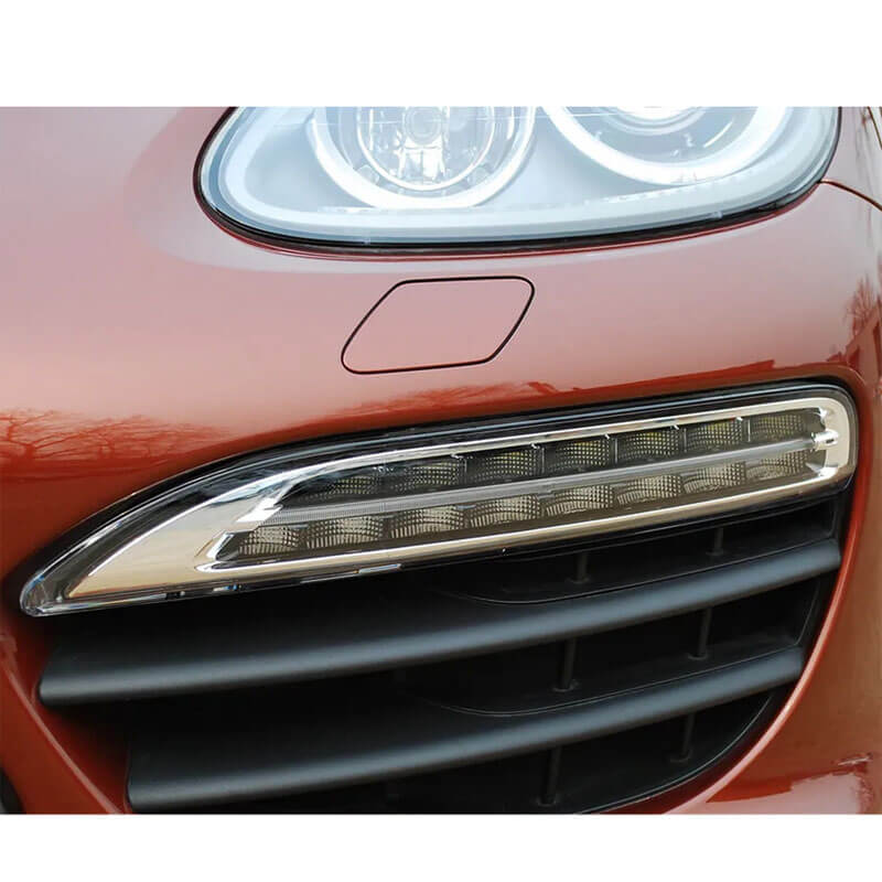 Porsche Cayenne front bumper daytime running lights module 95863118100 95863118200