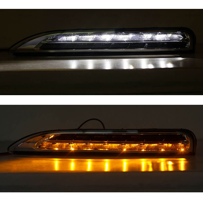 Porsche Cayenne front bumper daytime running lights module