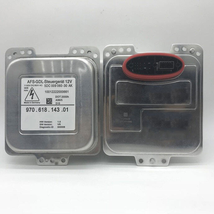 Porsche Panamera xenon ballast with AFS headlight control unit module part 97061814301 5DC009060-30AK