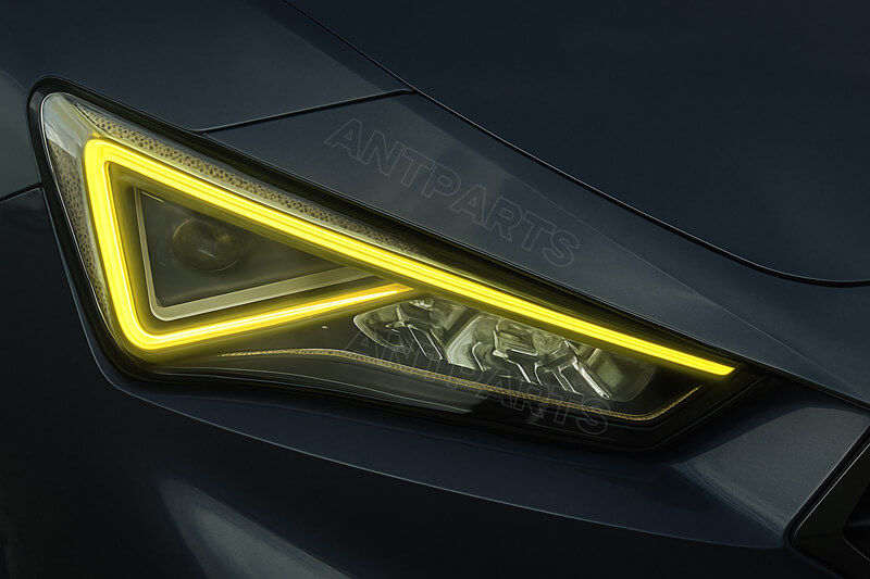 Seat Leon headlight CSL yellow daytime running light led DRL module