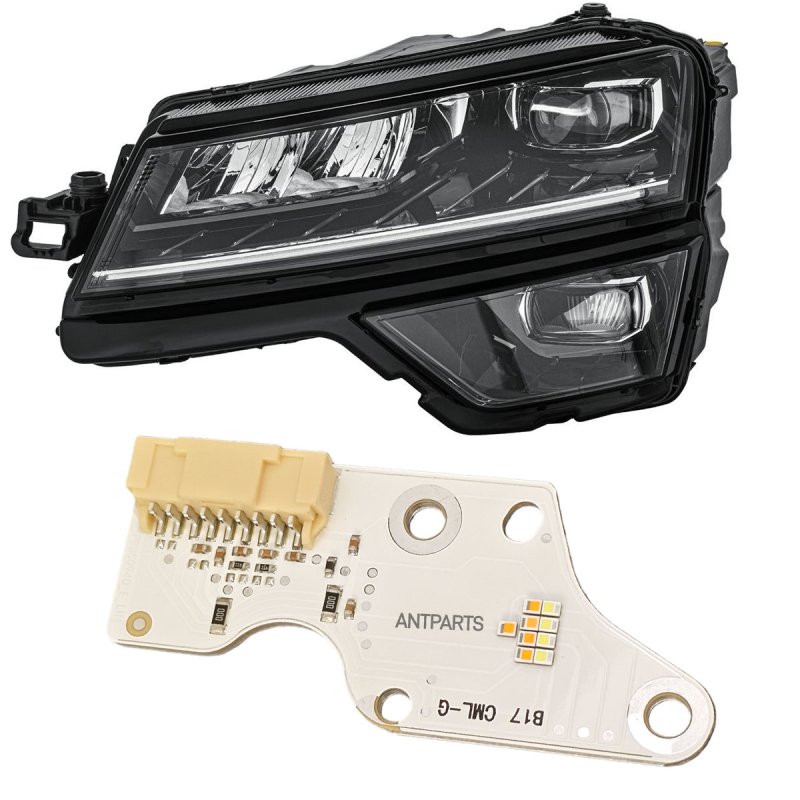 Skoda Karoq LED daytime running light DRL module turn signal