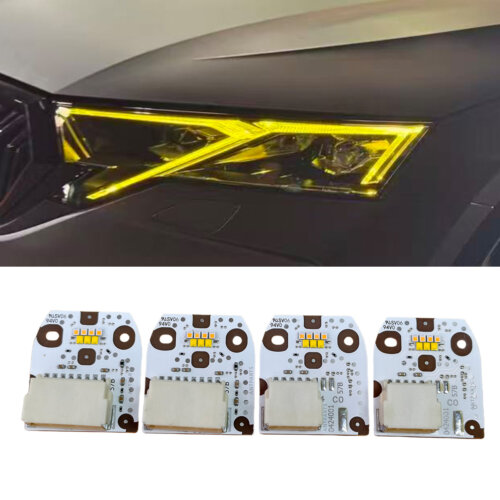 Skoda Octavia MK4 Facelift CSL yellow led daytime running light DRL module board 2025+