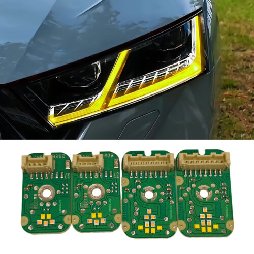Skoda Octavia MK4 CSL yellow led daytime running light DRL module update