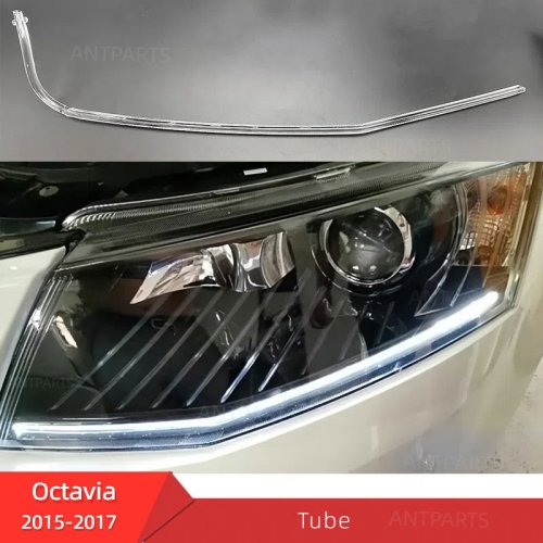 Skoda Octavia headlight DRL tube daytime running lights guide repair kit 2015-2017