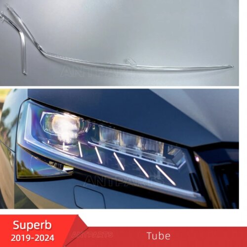 Skoda Superb DRL tube strip daytime running light guide circle pipe 2019-2024