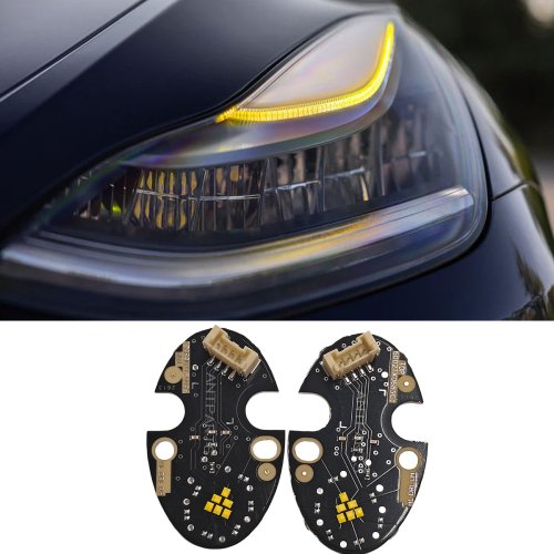 Tesla Model 3 Model Y yellow LED daytime running light DRL module