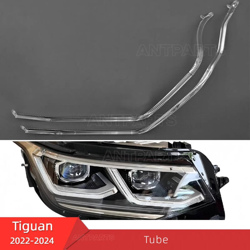 Tiguan DRL tube front headlight daytime running light guide strip pipe