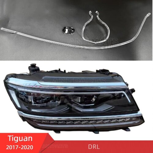 Tiguan front headlight daytime running lights tube DRL guide strip repair kit