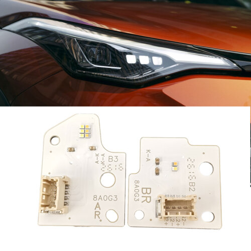 Toyota C-HR led daytime running light font headlight DRL module turn signal