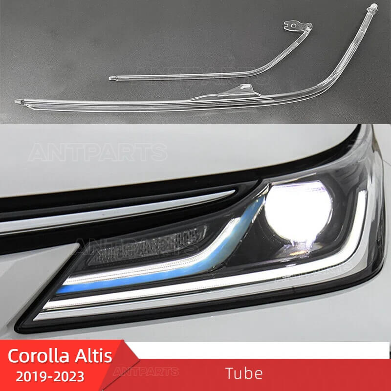 Toyota Corolla Altis front headlight DRL tube daytime running light strip guide pipe