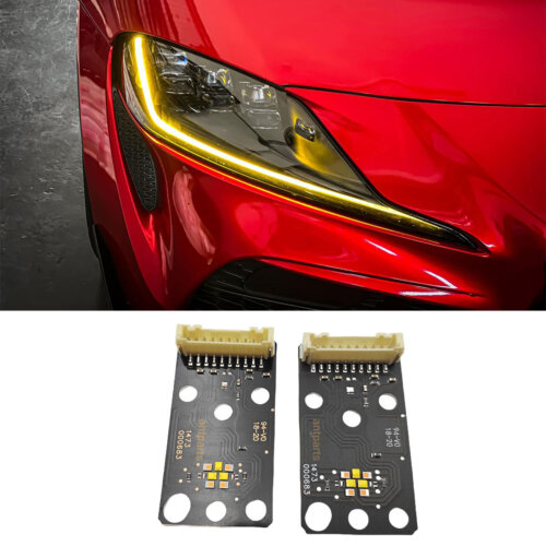 Toyota Supra GR A90 A91 J29 MK5 CSL yellow DRL module daytime running light 2020+ year