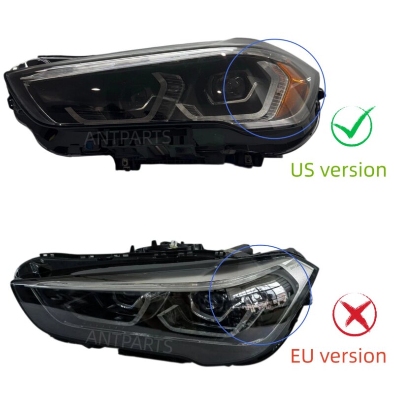 US BMW X1 F48 F49 headlight LED DRL module daytime running light turn signal