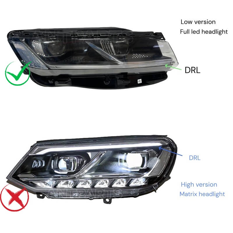 Volkswagen Touareg front headlight