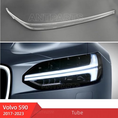 Volvo S90 front headlight DRL tube daytime running light strip DRL guide pipe