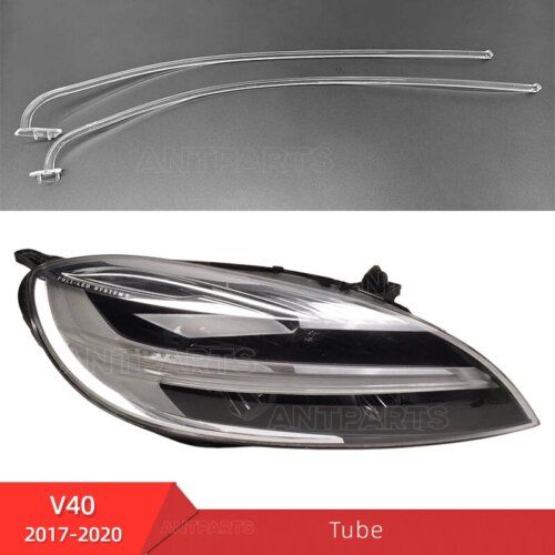 Volvo V40 front headlight DRL tube daytime running light strip DRL guide pipe